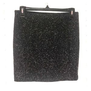 Sparkly mini skirt